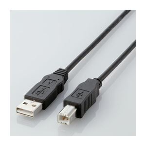 (まとめ) エコUSBケーブル 配線 (A-B・0.5m) USB2-ECO05【×10セット】 のエコUSBケーブル 配線 は、環境にやさしく、高品質なデータ転送と信頼性を提供します USB2.0に対応し、0.5mのA-Bタイプで、まとめて10セットでお得です