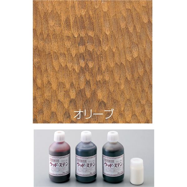 (まとめ) ウッドステン 水溶性 500竓 オリーブ 【×5書き割り】 授業時間用芸術書き割り 仕立て上げる力を育む 大工仕事・生み出すこと・絵図に至適 オリーブの芳ばしさ漂う水溶性ウッドステン500cc×5書き割り