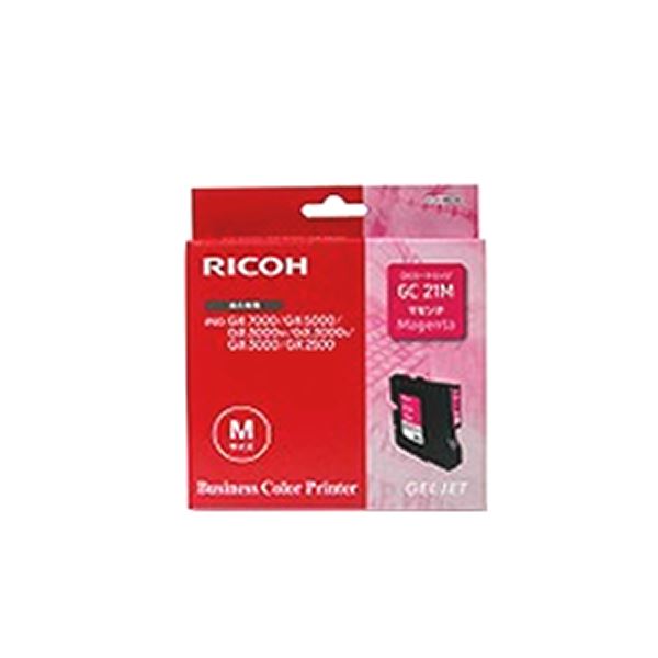 【業務用5セット】【純正品】 RICOH リコー インクカートリッジ/トナーカートリッジ 【GC21M M マゼンタ】 ×5セット 鮮やかなマゼンタで仕事を彩る プロ仕様のインクトナーカートリッジ【業務用5セット】 高品質な純正品で信頼性抜群 リコーのGC21M M マゼンタインクカー