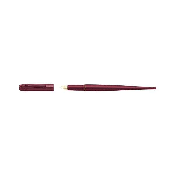 （まとめ） プラチナ万年筆 デスク (テーブル 机) ペン DPQ-700A #10 レッド 1本入 【×5セット】 赤 驚異的な柔軟性と強靭な芯、独自の五角絞りペン先を持つ 鮮やかなレッドのデスク (テーブル 机) ペン DPQ-700A #10、1本入りのまとめ買い お徳用 セット×5でお得 赤