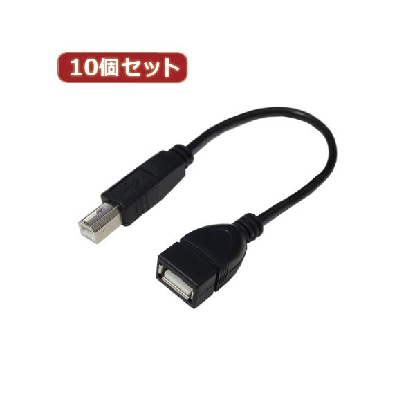 変換名人 10個セット USBケーブル 配線 20 A（メス） to B（オス） USBAB／BA20X10 USB接続の変換の達人 便利な10個セット USBケーブル 配線 20 A（メス） to B（オス） USBAB／BA20X10