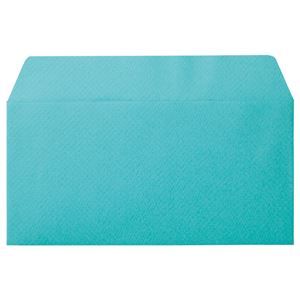 （まとめ） 寿堂 カラー横型封筒 110×220mm 127.9g／m2 テープのり付 〒枠なし フレッシュソーダ 10352 1パック（10枚） 【×15セット】 鮮やかな色彩のテープのり付きカラー封筒 110×220mmの横型で厚みもしっかり フレッシュソーダの風味で、1パックには10枚も入ってい