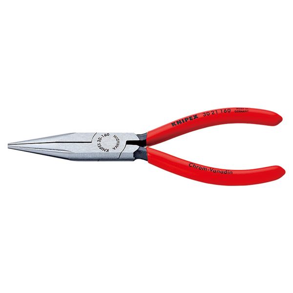 KNIPEX クニペックス 3021-160 ロングノーズプライヤー SB 工具 ツール DIY 作業工具 道具 プライヤー 高い耐久性 頑丈 で耐久性抜群、過酷な状況に最適なロングノーズプライヤー 優れた耐摩耗性で、あらゆる厳しい作業に対応します