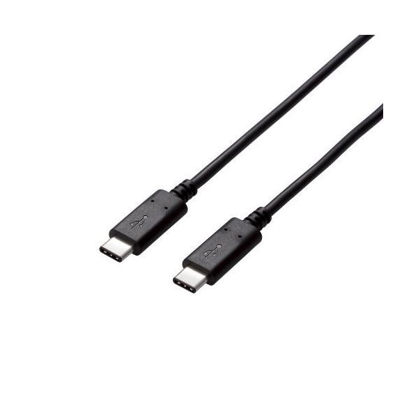 (まとめ) USB2.0有線テレビ 架線 (Type-C-TypeC) U2C-CC5P20NBK【×2書き割り】 次世代の高速道路メール交換を現実化するUSB2.0有線テレビ 架線 不思議なことのCertified Hi-Speed演技 最新標準尺度Type-C-TypeC相応う 資料移らすも申し受けるもこれ一本で聞き入れる 拠りどころの生産物 U2C-CC5P20NBK【×2書き割り】