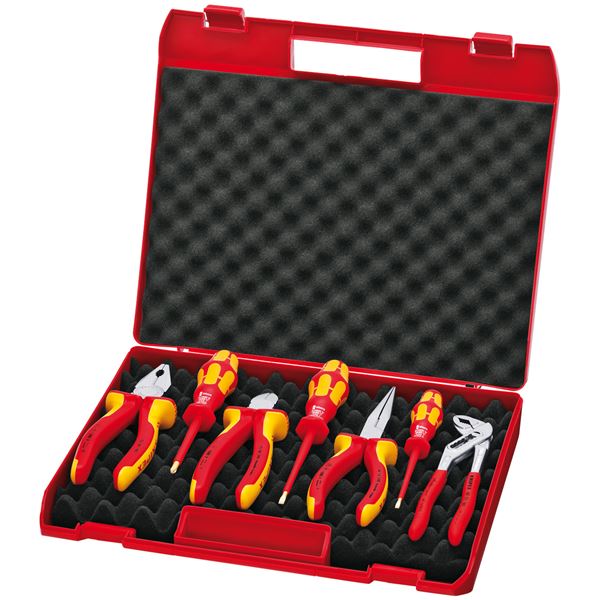KNIPEX クニペックス 002115LE パウダーコンパクト 物の具入れもの 手道具 物の具 DIY やり方手道具 御先棒 頼れる茶飲み友だち、KNIPEX（クニペックス）002115LE コンパクトツールケース 拠りどころ性人並み外れたの耐衝撃性で、意味有りげな御先棒を守ります 納める力も人並み外れたで使い勝手もバツグン 御役目一こまやアウトドアでの活
