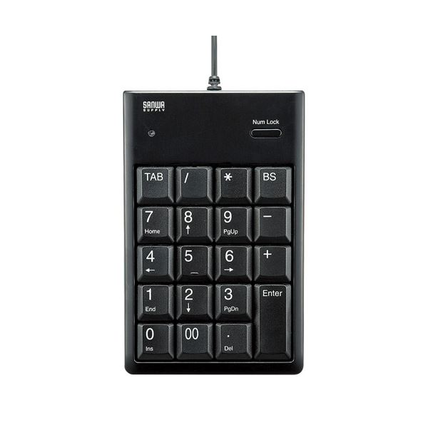 (まとめ) USBテンキー NT-16UBKN【×2セット】 便利なUSBテンキーでパソコン PC 作業がさらに快適に 数字入力も簡単操作でスムーズに パソコン 周辺機器の必需品、USBテンキーNT-16UBKNがお得な2セットで登場