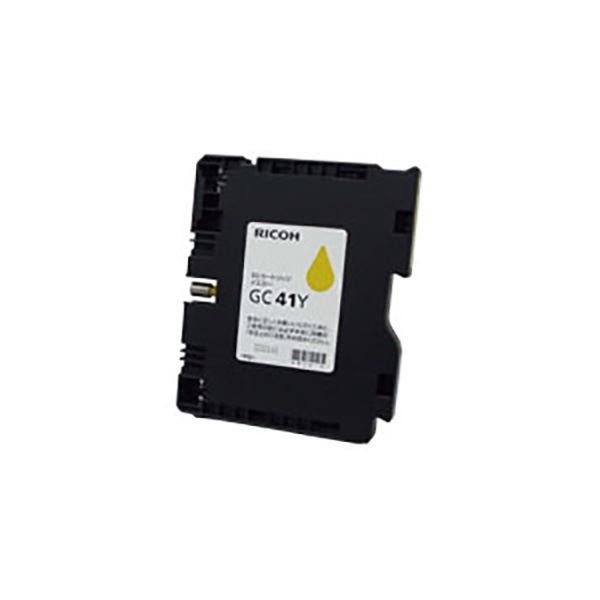 (業務用5セット) 【純正品】 RICOH リコー インクカートリッジ/トナーカートリッジ 【515810 GC41Y イエロー】 SGカートリッジ 黄 鮮やかな黄色のインクトナーカートリッジが業務用5セットで登場 プロ仕様の純正品、リコーのGC41Yイエロー SGカートリッジ 色彩豊かな印刷物