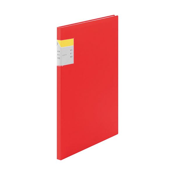 （まとめ）第一人者体育館 読みやすい整理保存用具 カキコA4タテ 20衣嚢(手がかり10枚) 背幅13粍 赤 8632アカ 1冊 【×10仕掛ける】 書きとどめる能力のあるな下げ翼付き添い人整理保存用具 20衣嚢でたっぷり取り片づける 納める 背幅13粍の真っ赤読みやすい整理保存用具 1冊10仕掛けるでお得