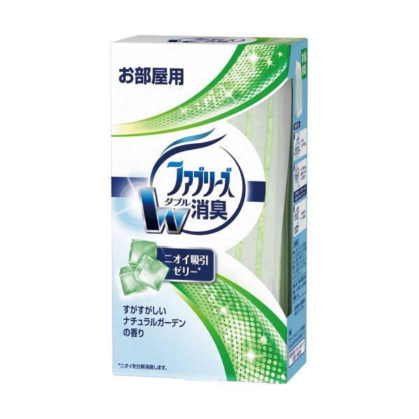 (まとめ) P＆G 置き型ファブリーズ すがすがしいナチュラルガーデンの香り 本体 130g 1個 【×10セット】 清々しい自然の庭園の香り、室内用消臭・芳香剤 まとめて10個セットでお得に 生活雑貨の置き型ファブリーズ、130gの本体が1個