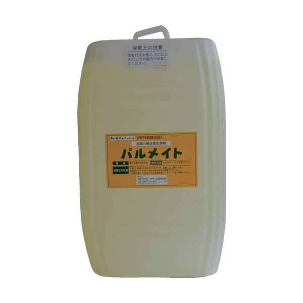 ヤナギ研究所 油脂分解促進剤 パルメイト18Lポリ缶 MST-100-E 1缶 頑固な油汚れも徹底分解 究極のクリーナー、パルメイト18Lポリ缶MST-100-Eが登場 油とタンパク質の汚れにも効果的で、一缶であらゆる汚れを撃退 使い勝手も抜群で、プロも認める品質 パルメイト18Lポリ缶MS 26,999円
