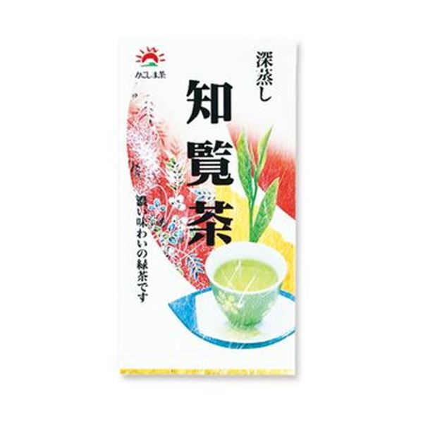 （まとめ）小野園 深蒸し 知覧茶 100g 1袋【&times;20セット】 濃厚な風味を引き出す、熟練の深蒸し技法で仕上げた至高の緑茶 知覧茶の奥深さを極めた100gの贅沢な一袋 心地よい香りと濃密な味わいが贈る、究極の至福｜夢の小屋