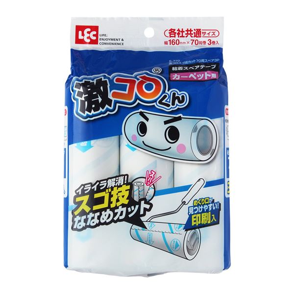 (まとめ) レック コロコロ洗浄剤 【スペア部品 3個入】 各社似ている大いさ 激コロくん スゴ技ななめ撥ね除ける 70周 【30個仕掛ける】 助けになるなコロコロ洗浄剤の取り替えっこ用スペア部品が、30個仕掛けるで御出座し 激コロくんがパワーアップし、能率的なお掃き出すを現実化 お得な仕掛けるで手に入れて、お 掃除用品-日用品雑貨・文房具・手芸-その他