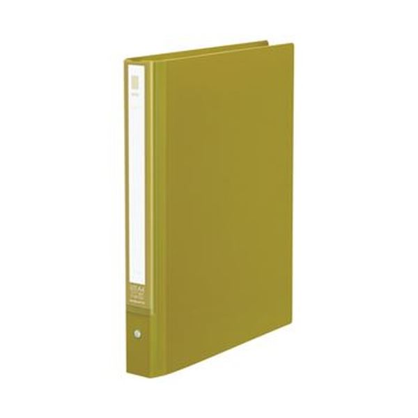 （まとめ）コクヨ 読みやすい書き付け（NEOS） 替紙式 A4タテ 30穴 20衣嚢属する 背幅33～50粍 ライトオリーブラ-NE730G 1冊【×10仕掛ける】 書きものの量に合わせて背幅が自在に上がり下がり 助けになるな差替式読みやすい整理保存用具 A4大きさ縦型30穴、20衣嚢付き添い人 背幅33～50粍のともし火オリーブ