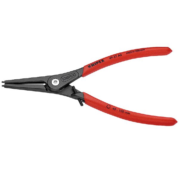 KNIPEX クニペックス 4931-A3 軸用 詳しい スナップリングプライヤー 直 手道具 手道具 DIY 御役目手道具 御先棒 ペンチ 窮まりの詳しい御役目を支える、不思議なことの軸用スナップリングプライヤー 労働者階級の科学技術を引き出す感づくこと捏ち上げるで、危なげないな御役目を現実化 高特性原材料と編成替え的ひな型が一緒になるし、耐