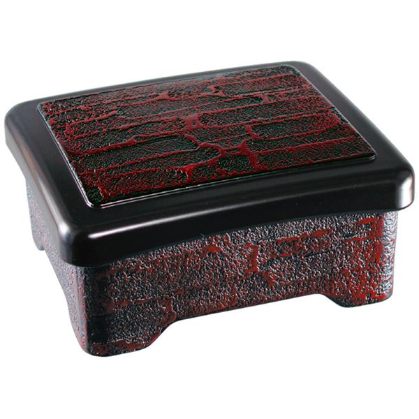 光月丼重/重箱 【油彩漆刻塗内朱 A】 167×143×80mm (143×119×46mm) 日本製 国産 〔和食 レストラン 店舗 お店〕 和の味わいを極める国産お重 光月丼重の伝統美と実用性を兼ね備えた重箱 油彩漆刻塗内朱 A仕上げで日本製の品質をお届け 幅広いシーンで活躍する和食のア