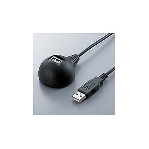 （まとめ）バッファロー USB延長ケーブル 配線 スタンドタイプ (A)オス-(A)メス ブラック 0.5m BSUC05EDBK 1本【×5セット】 黒 スムーズに接続 便利な卓上用USB延長ケーブル 快適な作業環境を実現 ブラックカラーでスタイリッシュ 0.5mの長さで使い勝手抜群 5本セットでお