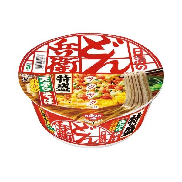 (まとめ）日清食品 どん兵衛特盛 天ぷらそば 12食入【×2セット】 贅沢な食べごたえ 満足感たっぷり 絶品の天ぷらそば12食セット×2