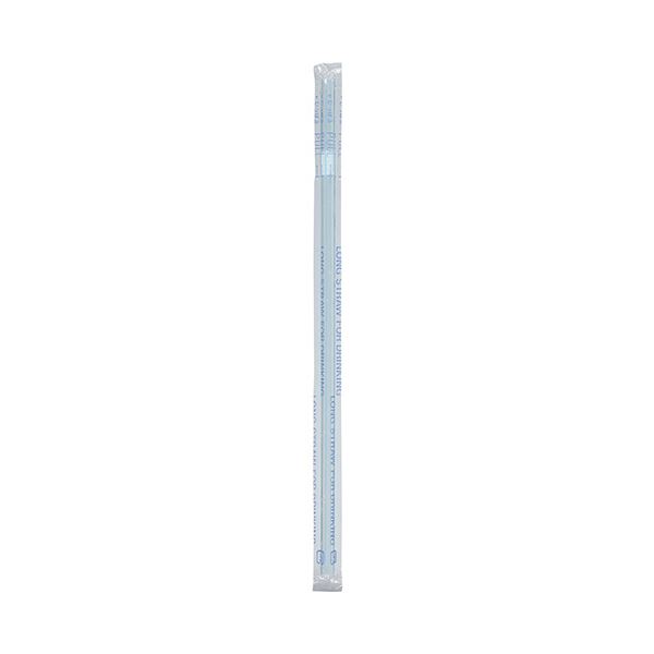 （まとめ）アートナップ PP袋入ロングストロー 250mm TS-64 1パック（100本）【×20セット】 ペットボトルにぴったり 250mmのロングストローが入ったアートナップPP袋、1パック100本×20セット
