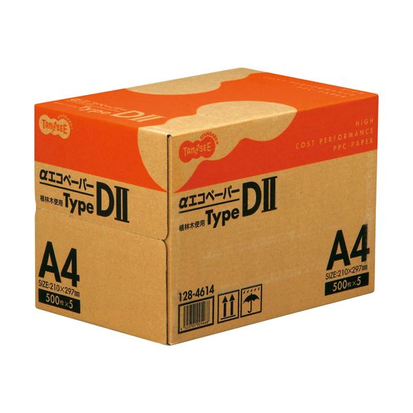 （まとめ）TANOSEE αエコ調査報告手合いDII A4 1箱(2500枚:500枚×5冊) 【×3書き割り】 気どらずにな白さで目に愛想のいい! A3、A4、B4、B5大きさを十分な量にご準備すること! TANOSEE αエコ調査報告手合いDII A4 1箱(2500枚:500枚×5冊) 【×3書き割り】