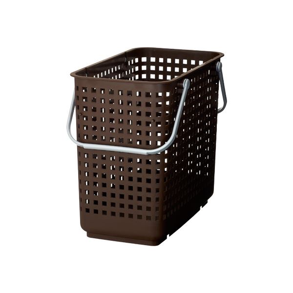 (まとめ) ランドリーバスケット/洗濯かご 【L ブラウン】 スタッキング可 SCB-12 『スカンジナビアスタイル』 【10個セット】 茶 スタッキング可能なランドリー収納ボックス【Lサイズ/ブラウン】- スカンジナビアスタイルの洗濯かご10個セット- ランドリーバスケットのまと｜夢の小屋