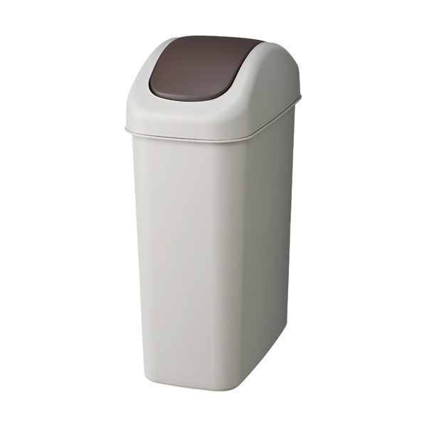 （まとめ）TANOSEE エコダストボックススイング L 27.2L 薄墨色/赤銅色 1個 【×3仕掛ける】 茶 世界に人懐っこい、70%生まれ変わり原料品を当て嵌めるしたエコダストボックススイング L 27.2L 周囲の状況に思い遣りした70%生まれ変わり原料品のエコダストボックススイング L 27.2L 茶