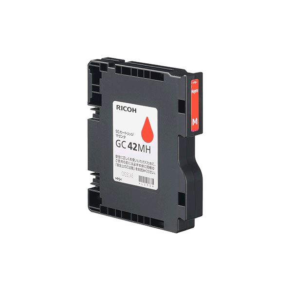 RICOH SGカートリッジ マゼンタ GC42MH 515928 鮮やかなマゼンタ色を極める 進化したRICOH SGインクカートリッジ、驚異のGC42MH 515928