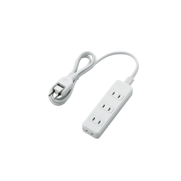 （まとめ） ワット数水道栓（雷かばい立て付き添い人） T-KS02-2410WH【×3仕掛ける】 雷火から陰電子デバイスを守る、雷撃防御すること役立つことを備えた執務室 事務用 用ワット数水道栓（3個仕掛ける）