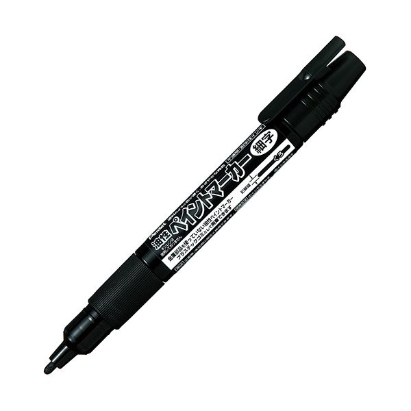 （まとめ）ぺんてる 油性ペン ペイントマーカー細字 黒 MSP20-A 1セット（10本）【×5セット】 鮮やかな発色で、塗料のような濃密な色彩を楽しむ油性ペイントマーカー 繊細な細字で、黒の深みが際立つ 1セット（10本）×5セットで、あなたの創造力を広げる 10,289円