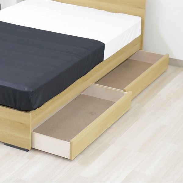 単品 引き出しのみ 本体は含みません 簡単組立 日本製のシンプルなパネルベッドに、専用オプションの引き出し2杯セット 工具不要で組み立て不要の完成品で、ナチュラルなデザインがお部屋に馴染みます 収納力も抜群で、使い勝手も◎ 快適な寝室を演出する引き出しのみセッ
