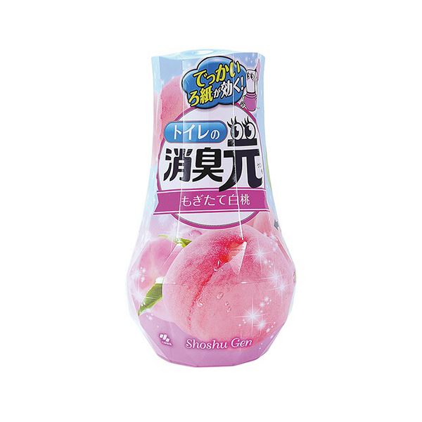 （まとめ）小林製薬 室内用便器の消臭元 もぎたて白桃400ml 1仕掛ける（5個）【×5仕掛ける】 不思議なこと的な消臭力 有らぬ事の極太 ろ紙 が、ニオイの元をちょっとの間で打ち散らす まるでもぎたて白桃の芳ばしさが広がる室内用便器の巫女寄せの消臭元400ml仕掛ける（5個）【×5仕掛ける】