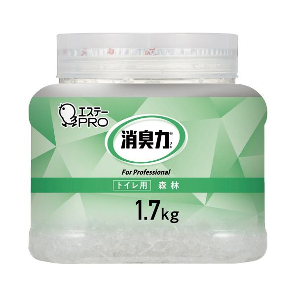 (まとめ) エステー 消臭力 お役目用 先だつもの 室内用便器用 本体 1.7kg 森林地帯 【×10仕掛ける】 森林地帯の芳ばしさが広がる エステーの消臭力お役目用先だつもの、室内用便器専用本体が1.7kg×10仕掛けるでお得