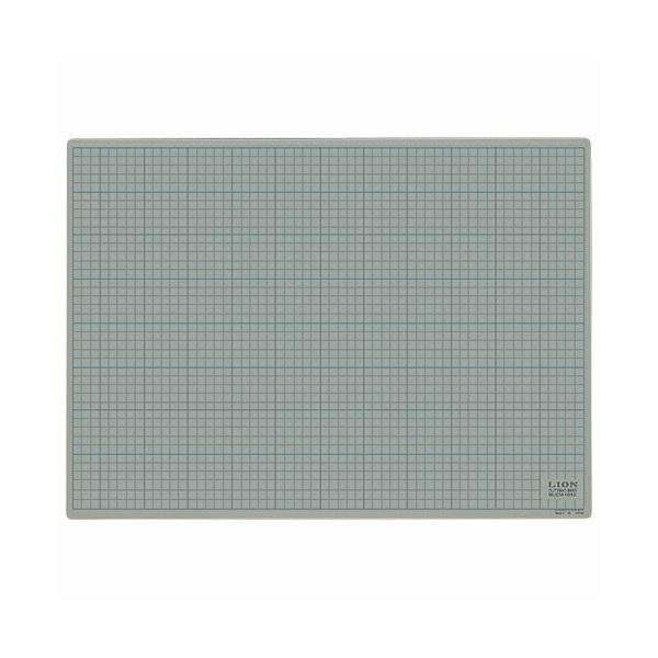 (まとめ）ライオン事務器 カッティングマット再生PVC製 両面使用 620×450×3mm 灰／黒 CM-6012 1枚【×3セット】 革新的な両面利用可能なカッティングマット 再生PVC製で丈夫さと環境に優しい620×450×3mmの灰／黒のCM-6012 作業効率を最大化し、創造力を解き放つ1枚【×
