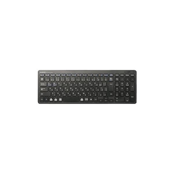 無線フルキーボード 薄型 TK-FDP099TBK ワイヤレスフルキーボード 超薄型 TK-FDP099TBK - 自由な動きで快適タイピング スリムなデザインでスペースを有効活用 ワイヤレスなので邪魔なケーブル 配線 もなし 高品質なキーボードでストレスフリーな作業環境を実現