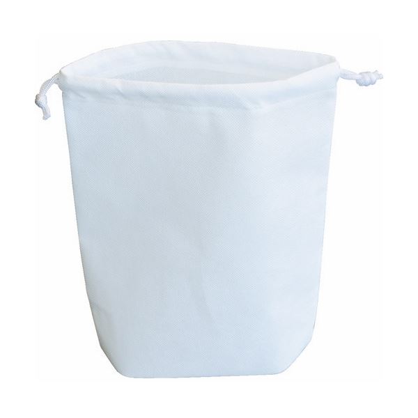 (まとめ) TRUSCO 不織布巾着袋 A4大きさ マチあり 白いこと HSA4-10-W 1袋(10枚) 【×3仕掛ける】 白 止ん事無い耐久性 牢固たる で朦々たるな不織布製のトートバッグ A4大きさでマチもある ホワイトカラー 10枚入り口・入口 3仕掛けるでお得 持っていくも楽々 白