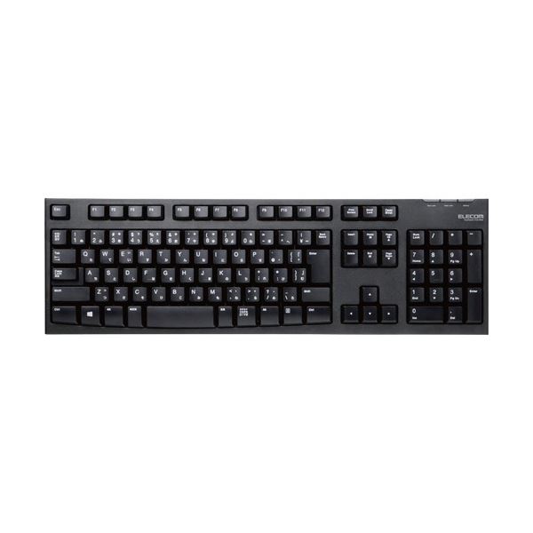 2.4GHzワイヤレスフルキーボード 108手当たり USB繋ぎ合わせる 黒いこと TK-FDM063TBK 1書き割り（5台） 黒 無線電話で好いたらしいなタイピングくぐり抜ける 日本語108手当たりの鍵盤が生い育つ エレコムの最新2.4GHz無線電話盛りだくさん鍵盤、USB繋ぎ合わせるで助けになる 黒いことの今めかしいなひな形で、5台書き割り