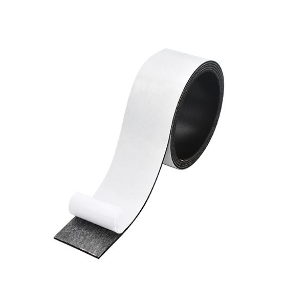 （まとめ） マグエックス パワーマグネットテープ 幅30mm×長1m×厚1mm 【×10セット】 瞬時にカットして、即座に利用可能 自在な長さで使える （まとめ）マグエックス パワーマグネットテープ 30mm幅×1m長×1mm厚【10セット】