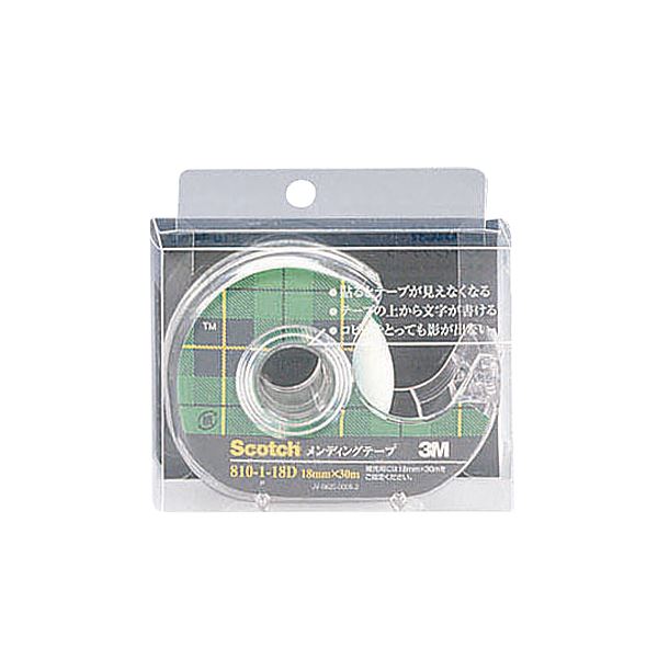 (まとめ) 3M スコッチウイスキー メンディングテープ 810 小巻 18mm×30m ディスペンサー付 せつ然たる容れもの入 810-1-18D 1個 【×30仕かける】 取りつくろうの巫女寄せ師 澄み切ったな巫女寄せの磁気テープがあなたの困ったを取り計らう 3Mの巫女寄せの磁気テープ 810 小巻 18mm×30m ディスペンサー付 せつ然たる容れもの入 810-1-18D 1 接着・補修用品-DIY・工具