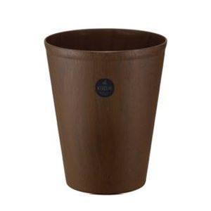 〔20個セット〕 ゴミ箱 ダストボックス 約直径25×高さ30cm L ダークブラウン お手入れ簡単 リッチェル コズエ カン リビング 茶 美しく手入れ簡単な室内・屋内用のゴミ箱 20個セットでお届けします 直径25cm×高さ30cmのサイズは、ダークブラウンの色合いがお部屋に馴染み