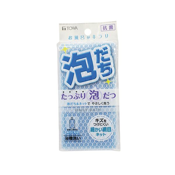 （まとめ）東和製作 ネットバススポンジ 青み 1個【×30仕掛ける】 青 菌を打ち散らす 乳くさいネットバススポンジがあなたの2階建てバス御部屋を真っすぐに保つ 青