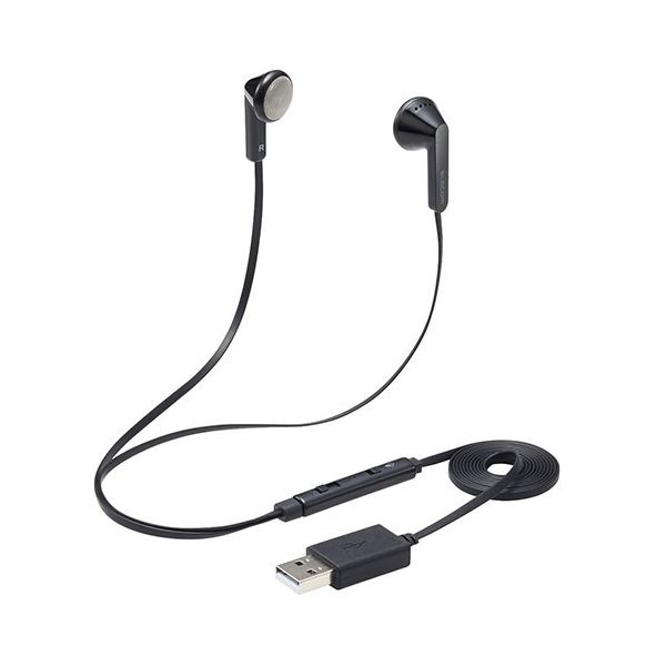 イヤホン インナーイヤー USB 両耳 セミオープン ミュートスイッチ付き インラインコントローラー ブラック PS4/5 NINTENDO SWITCH HS-EP19UBK 黒 次世代のオンライン体験を革新するUSB接続の両耳セミオープンイヤホン ビデオ会議や音声チャットでのクリアな音声伝達と、ミ