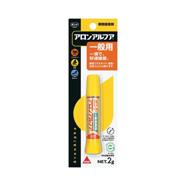 (まとめ) コニシ アロンアルフア 一般用 2g #31204 1個 【×30セット】 強力な接着力であらゆる場面で頼れる 小さなチカラで大きな結束を実現 コニシ アロンアルフア 一般用 2g #31204 1個【×30セット】