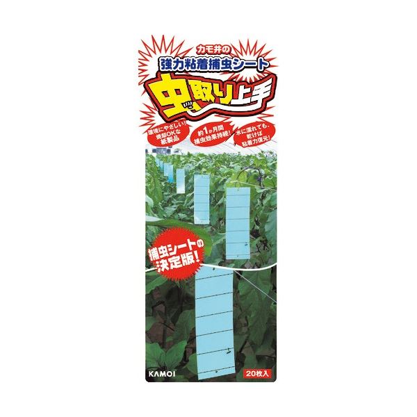 (まとめ) カモ井加工紙 虫取り熟練した 青み NO16246 1袋(20枚) 【×3仕掛ける】 青 飾り気の無いとり備えるで安全性のある 虫よけのはやりっ子青み 20枚入り口・入口×3仕掛ける 安全性のある なねばり着く剤でお苦しむこと差し止める 青