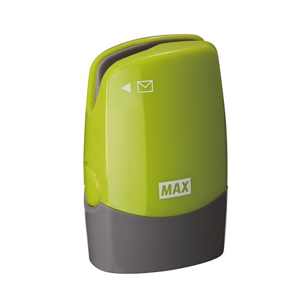 (まとめ) マックス コロレッタ ライトグリーンSA-151RL／LG2 1個 【×10セット】 緑 プライバシーを守る便利なアイテム 個人情報保護スタンプ＆レターオープナー付きセット マックスのコロレッタがライトグリーンで登場 SA-151RL／LG2、1個セットを10個まとめてお得にご提