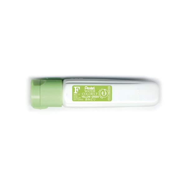 (まとめ) ぺんてる エフ水彩 単色 12ml ポリチューブ入り WFCT きみどり 【×30セット】 色彩の広がりと鮮烈な発色、無限の混色の可能性を持つ 驚異の水彩ペイント 12ml ポリチューブ入り WFCT きみどり【×30セット】