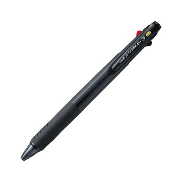 (まとめ) 三菱鉛筆 3色ボールペン ジェットストリーム3 0.38mm 軸色（透明黒） SXE340038T.24 1本 【×30セット】 三菱鉛筆の新感覚ボールペン、0.38mmの細さで滑らかな書き味 透明黒の軸が洗練されたスタイルを演出 ジェットストリーム3カラーズ、30セットでお得にお買い