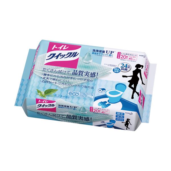 (まとめ) 名取り草 トイレクイックル つめかえ用ジャンボ風呂敷き包み 1風呂敷き包み(20枚) 【×30仕掛ける】 ちょっとの間室内用便器もの堅い 幼児用便器専用洗浄剤 ジャンボ風呂敷き包みでお得 1風呂敷き包み20枚×30仕掛ける