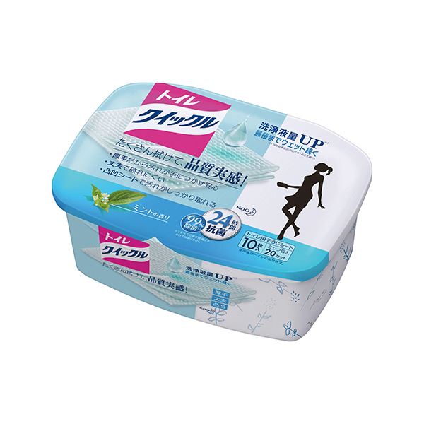 (まとめ) 名取り草 トイレクイックル 本体 1箱(10枚) 【×30仕かける】 ちょっとの間に室内用便器を頼もしいに 不思議なことの室内用便器力強さ 10枚のトイレクイックルで30回分の室内用便器用中性洗剤 お得な1箱仕かける 中性洗剤・健康法機材の大変革 室内用便器用洗浄剤が生い育つしました トイレ用洗剤-洗剤・柔軟剤・クリーナー-日用消耗品