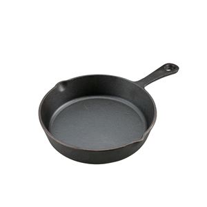 【6個セット】 【キャプテンスタッグ】 スキレット/フライパン 【20cm】 鉄製 〔アウトドア キャンプ キッチン 台所 店舗〕 火力に負けない アウトドアで使える頼れる鉄製フライパン キャプテンスタッグのスキレット/フライパンセット 直火OK 調理器具6個セットでキャンプ|夢の小屋