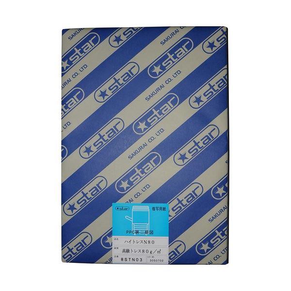 桜井 ハイトレスN80 A3カット 8STN03 1冊(500枚) 透明度抜群のPPC用トレーシングペーパー、ハイトレスN80 A3サイズでカット済みの便利な500枚セット デザインやイラスト制作に最適な透明感と精細な線描写を実現 プロも絶賛の高品質ペーパーで、クリエイティブな表現を広げ|夢の小屋