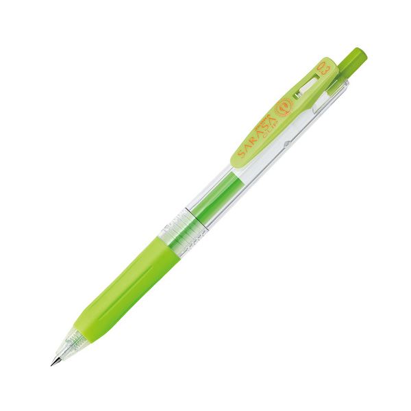 (まとめ) ゼブラ ゲルインクボールペン サラサクリップ 0.3mm ライトグリーン JJH15-LG 1本 【×100セット】 緑 鮮やかなライトグリーンの0.3mmノック式ゲルインクボールペン 滑らかな書き心地と優れたクリップ機能を備え、仕事や勉強に最適 100本セットでお得に手に入れよ